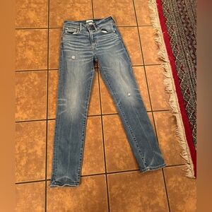 American Eagle Outfitters Light Blue Skinny Jeans
